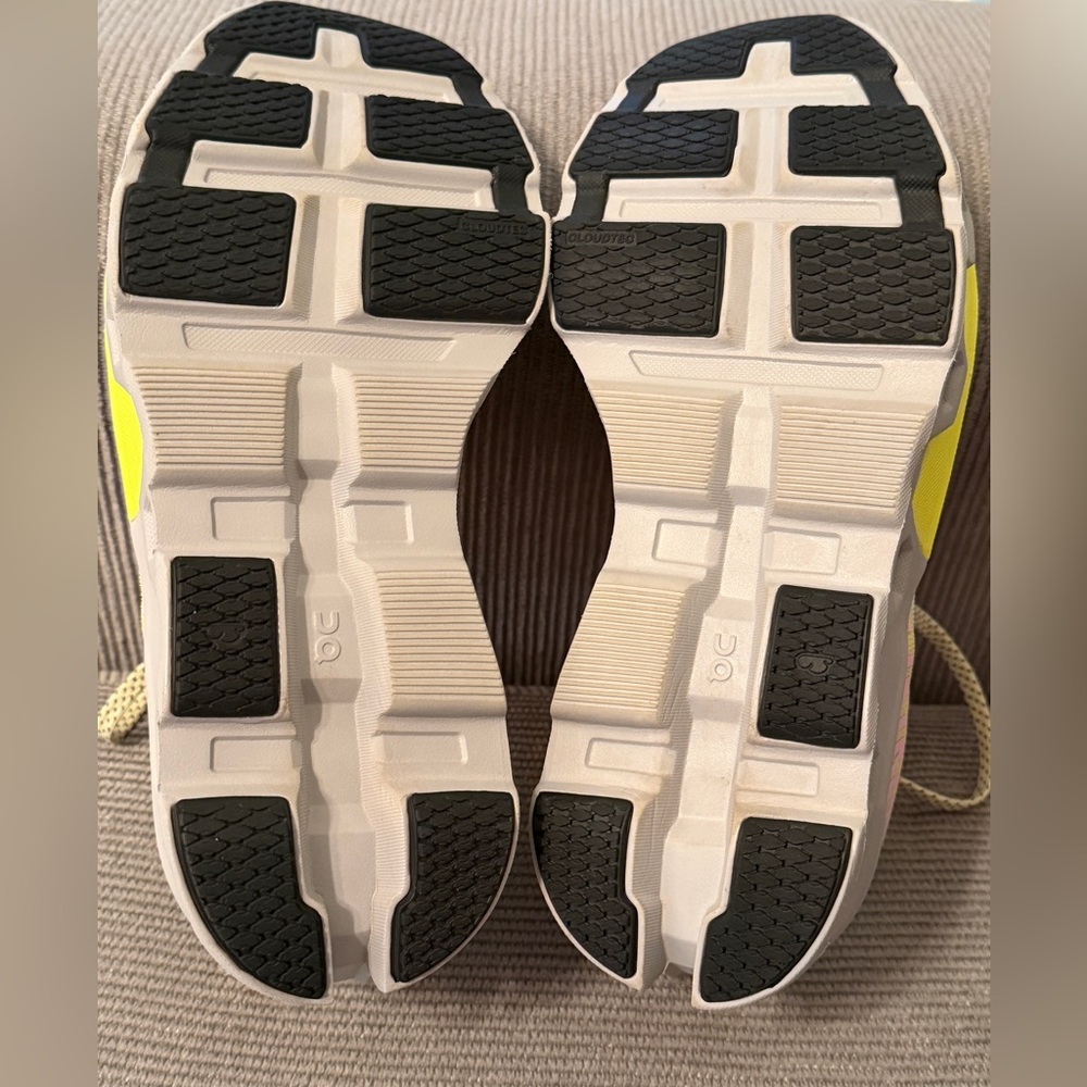 On Ivory Lime Women Cloudmonster 2 running sneakers 9 - Picture 6 of 8